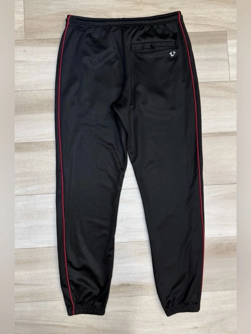 True Religion Embroidered Eagle Mens Track Jogger Size S 30
